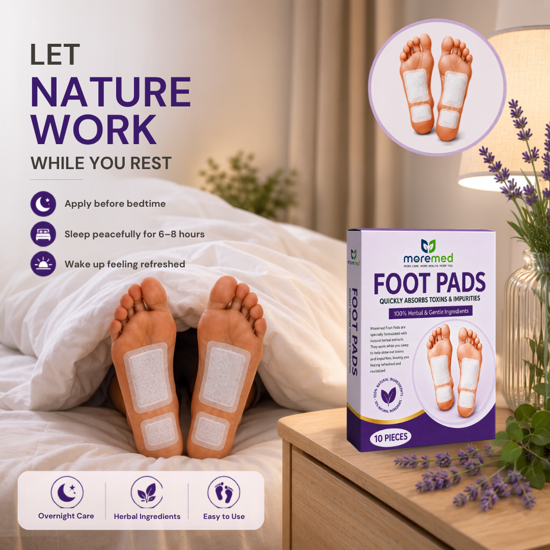 Moremed Detox Foot Patches (Pack of 10) BUY 1 GET 1 FREE