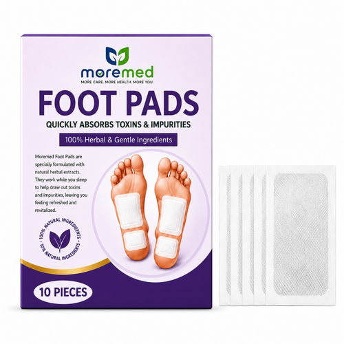 Moremed Detox Foot Patches (Pack of 10) BUY 1 GET 1 FREE