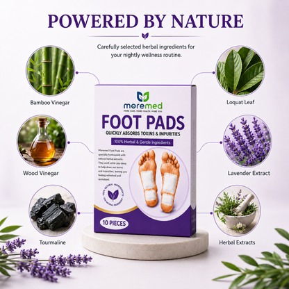 Moremed Detox Foot Patches (Pack of 10) BUY 1 GET 1 FREE